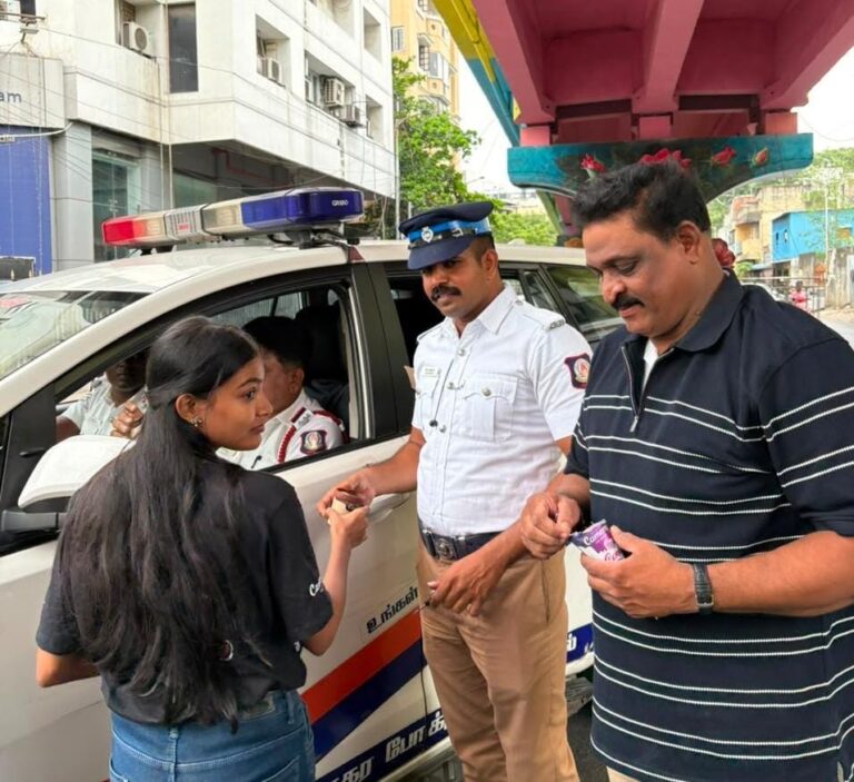 Camerry Icecream Turns World Ice Cream Day into a Celebration of Gratitude, Honouring Chennai Police