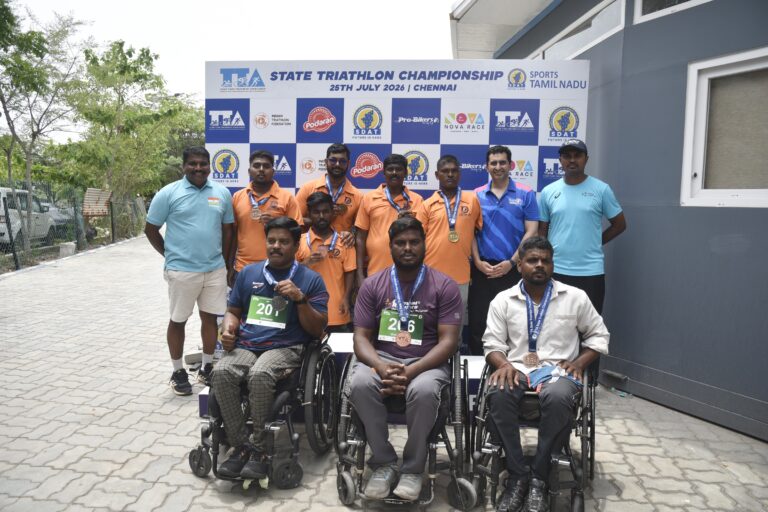Top Triathletes Crowned at the 2026 TTA State Triathlon Championship in Chennai