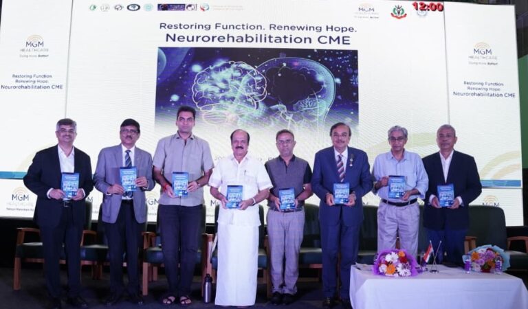 Speaker of the Tamil Nadu Legislative Assembly J. C. D Prabhakar inaugurates CME programme at MGM Healthcare