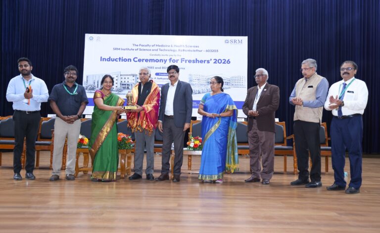 SRMIST Inducts New MBBS and BDS Students, Emphasises Ethics, Excellence and Service