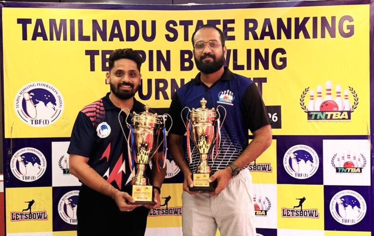 2-வது தமிழ்நாடு மாநில தரவரிசை டென்பின் பவுலிங் (Tenpin Bowling) போட்டிலெட்ஸ்போல் (LetsBowl), துரைப்பாக்கம், சென்னை