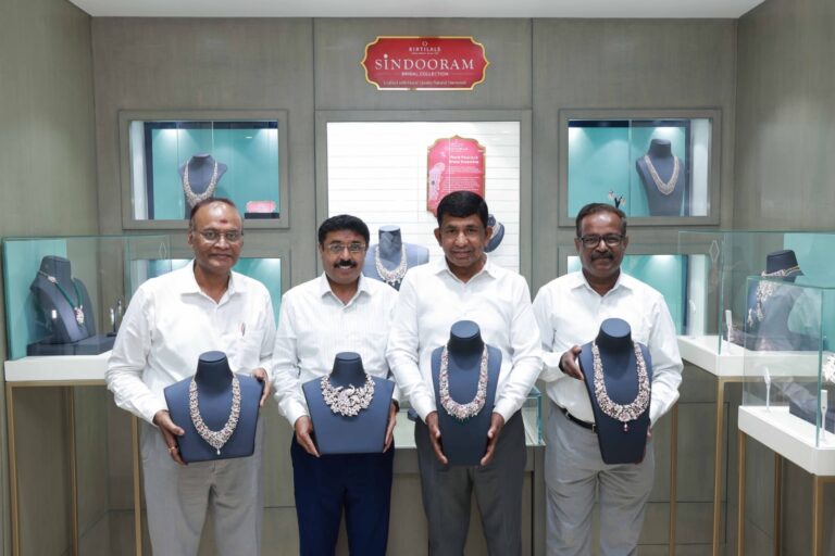 Kirtilals Unveils “Sindooram”, an Exquisite Bridal Jewellery Collection at Alwarpet Showroom