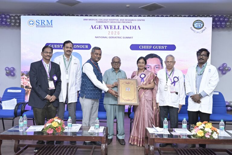 SRM Medical College Hospital & Research Centre Inaugurates National Geriatric Summit “AGE WELL INDIA”